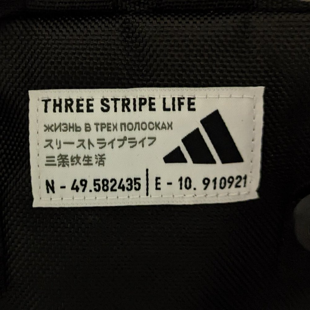 Adidas Parkhood Bag, Black Orange - Picture 8 of 10